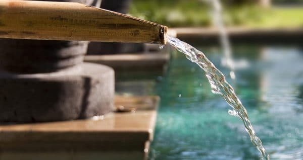 Fontaine et bassin